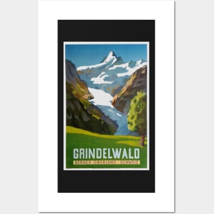 Grindelwald, Switzerland, Ski Poster Posters and Art